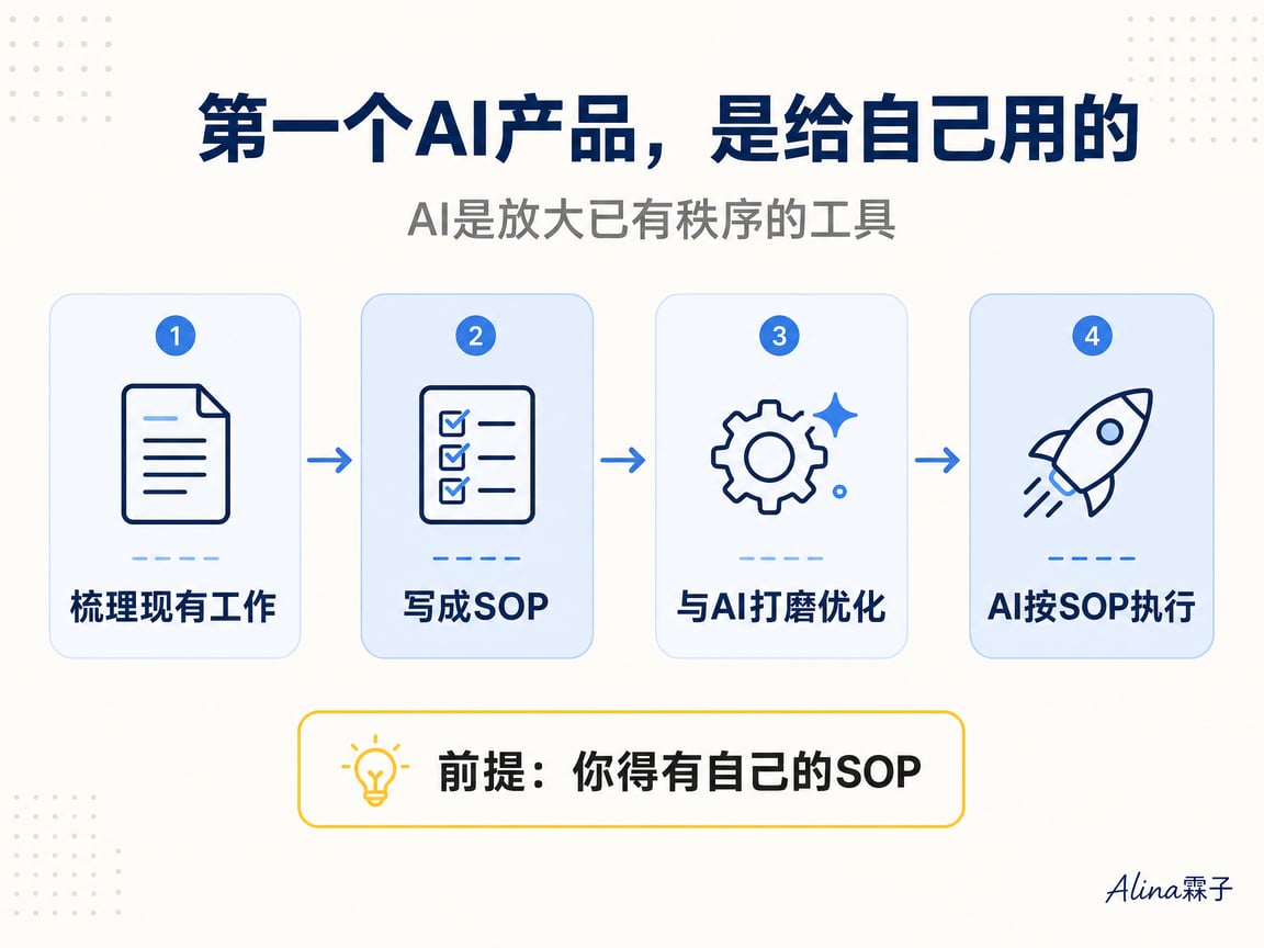 普通人该做的第一个 AI 产品是给自己用的
