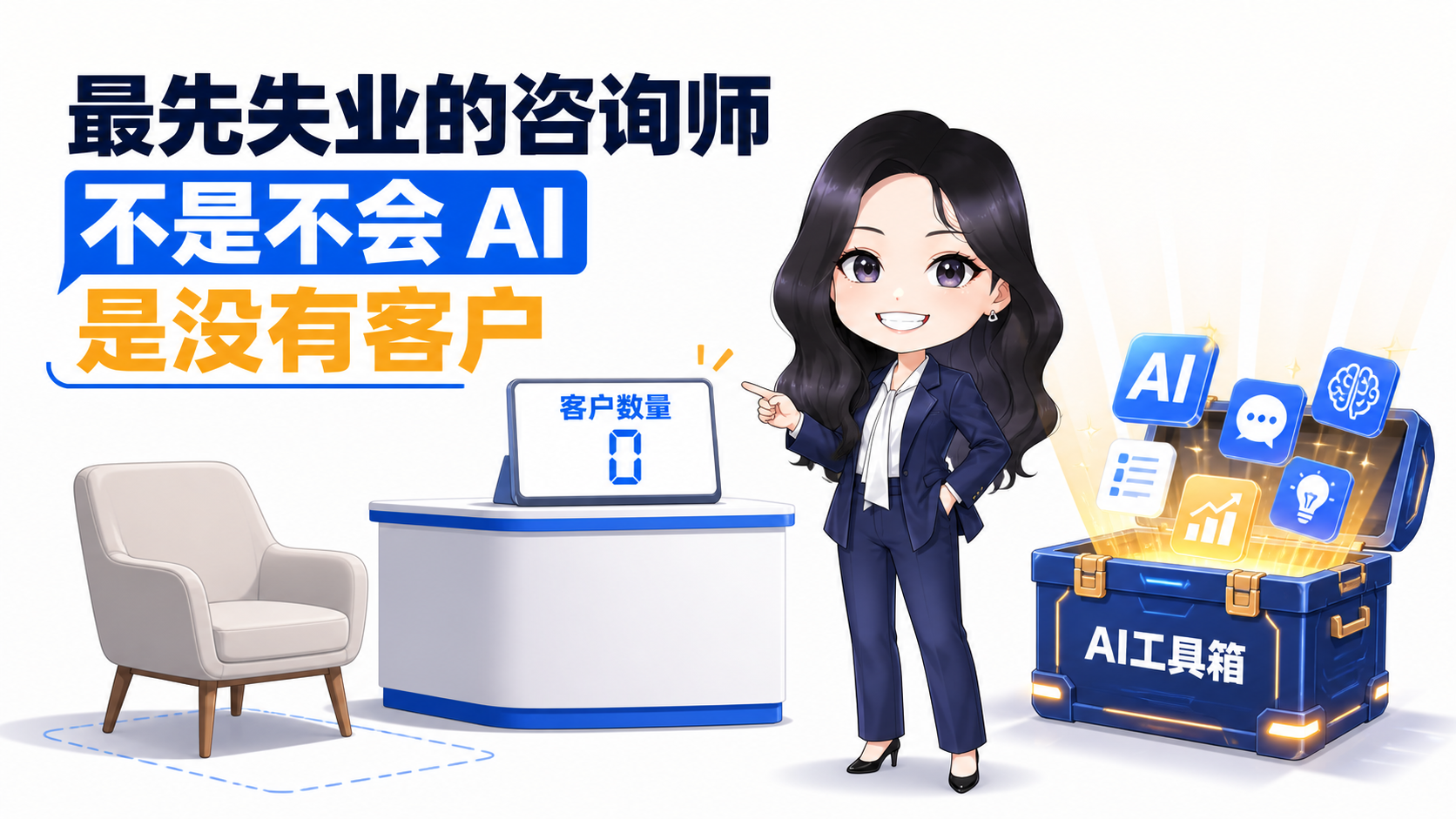 文章封面：最先失业的咨询师，不是不会AI，是没有客户