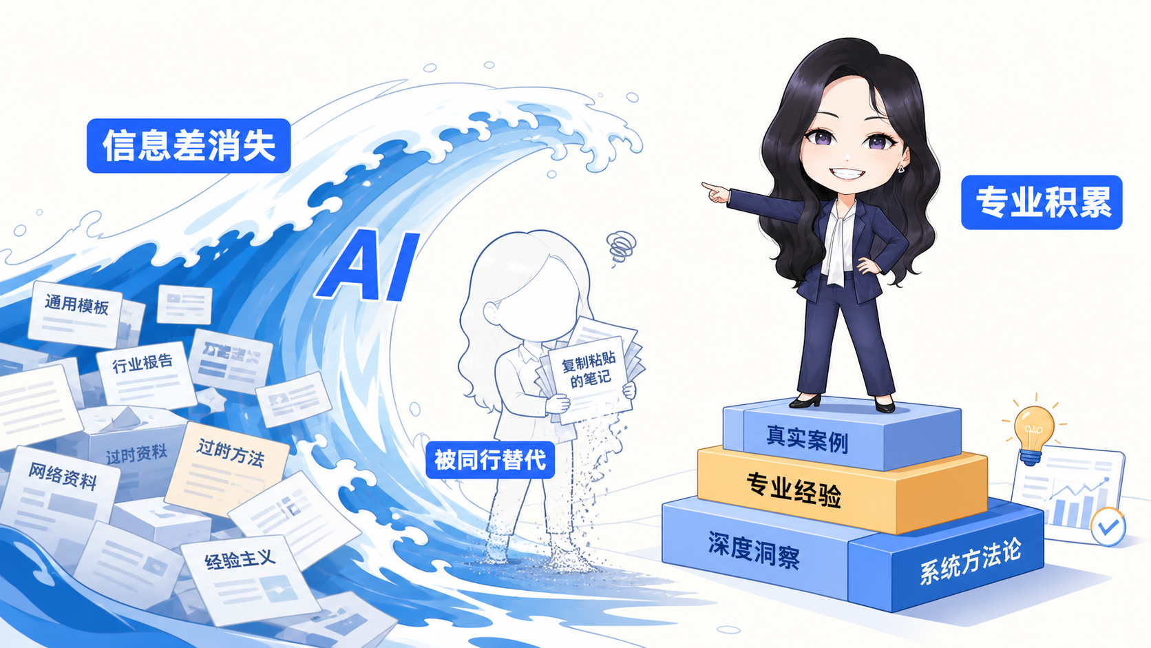 信息差消失后，专业积累决定谁会被同行替代