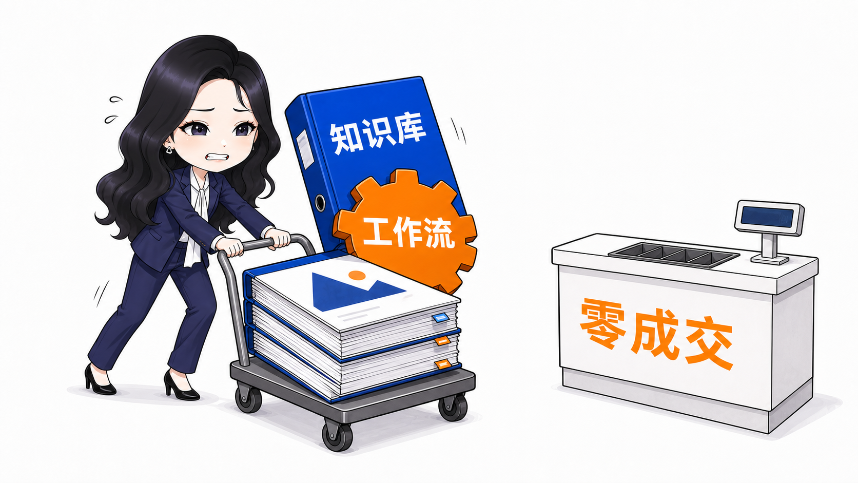 忙着准备,零成交