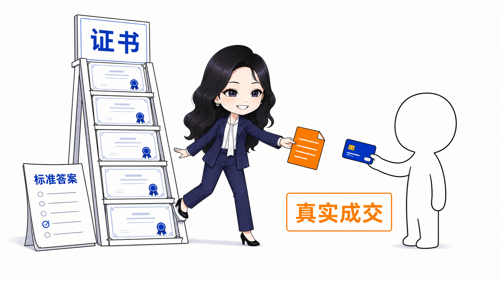 证书不能替代真实成交