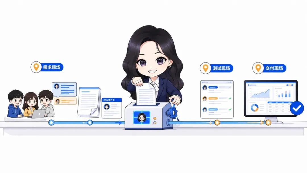 打卡营课堂同时成为需求现场、测试现场和交付现场
