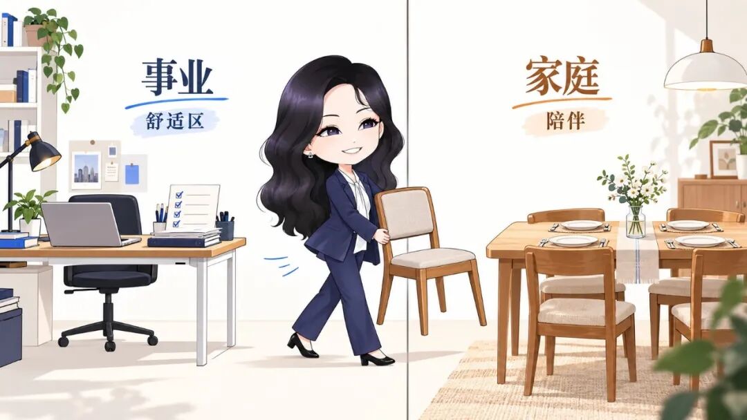 从事业的舒适区走向家庭与陪伴