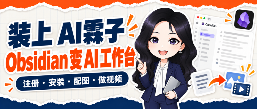 装上 AI霖子，Obsidian 变 AI 工作台
