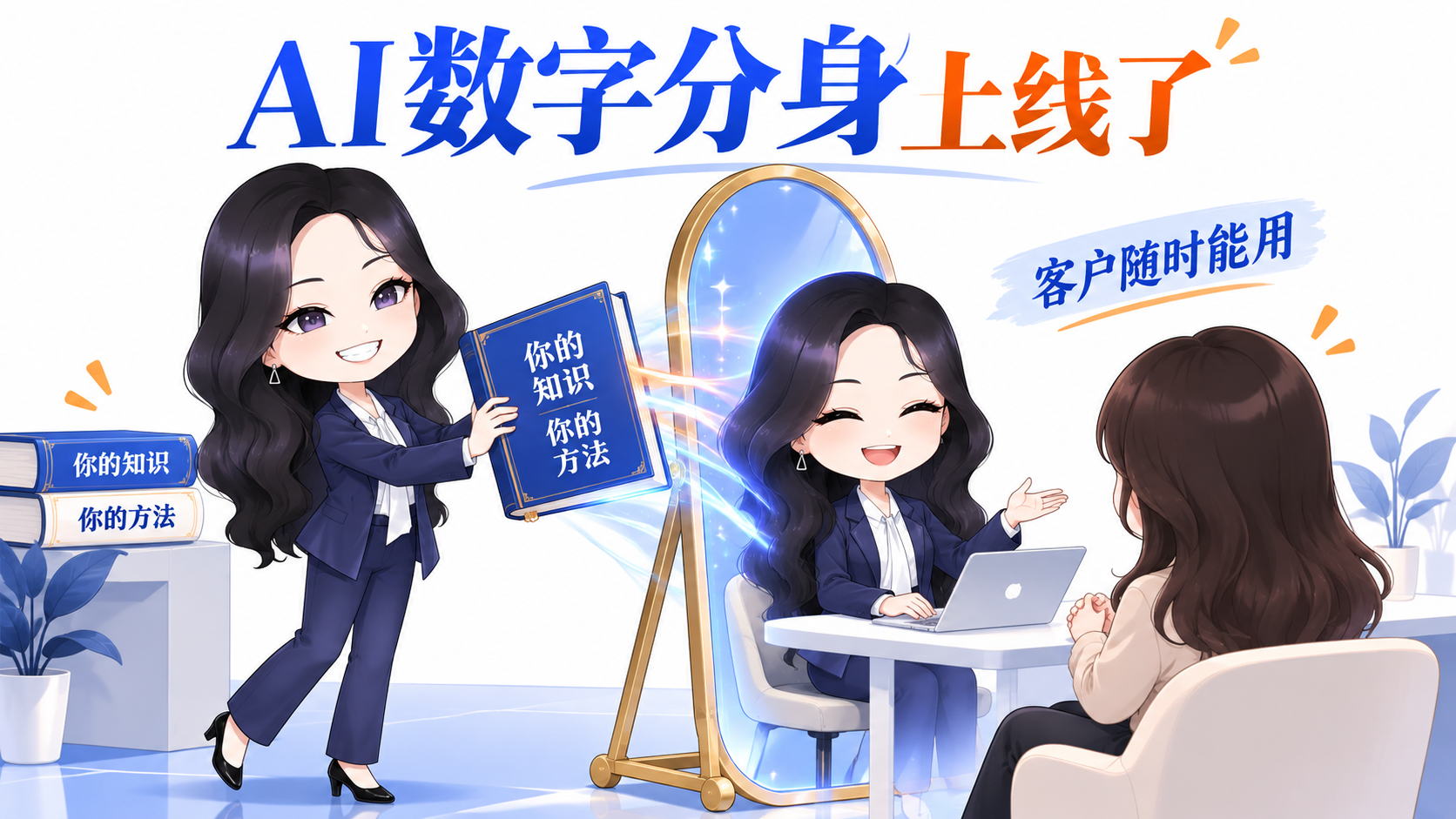 AI数字分身上线了:把你的知识和方法变成客户随时能用的分身