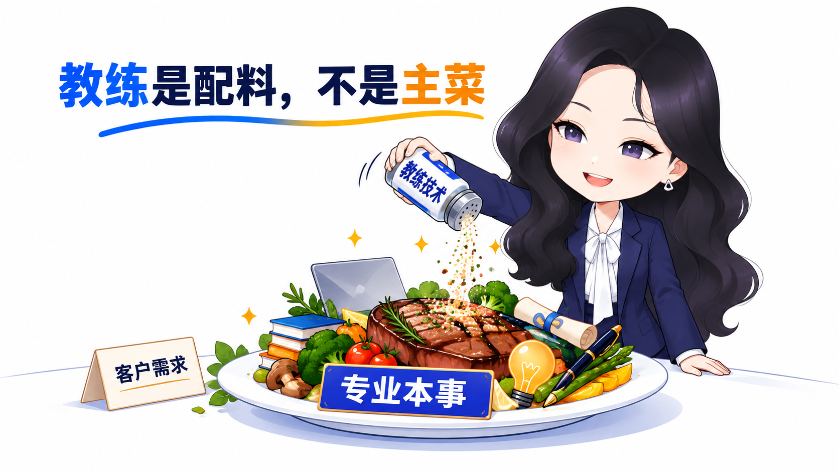 教练是配料，不是主菜