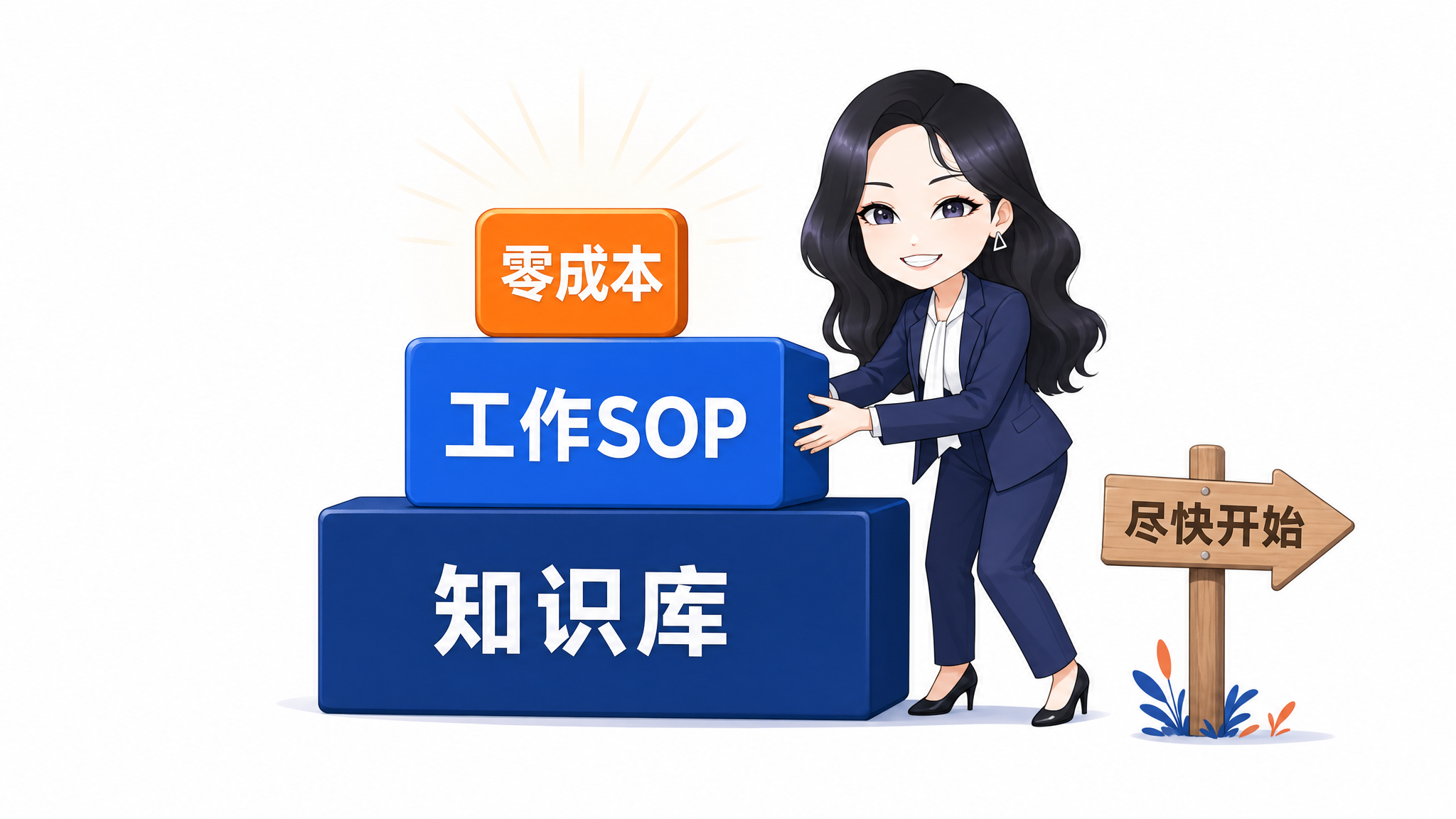 零成本的前提：知识库和工作SOP，尽快开始