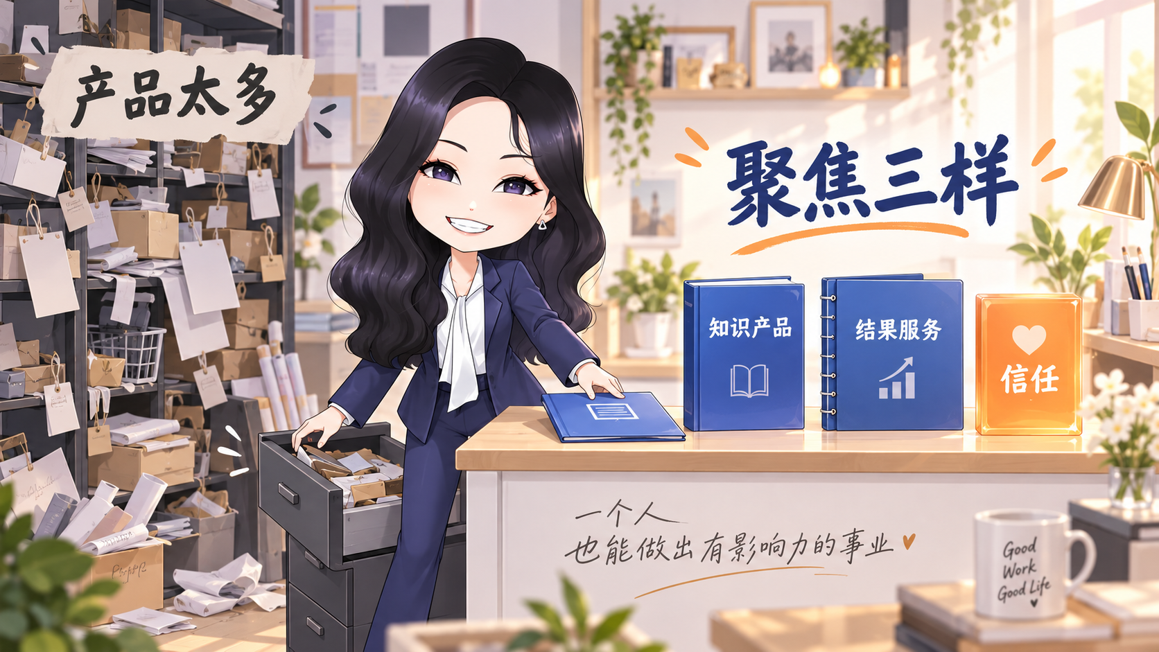 聚焦知识产品、结果服务与信任