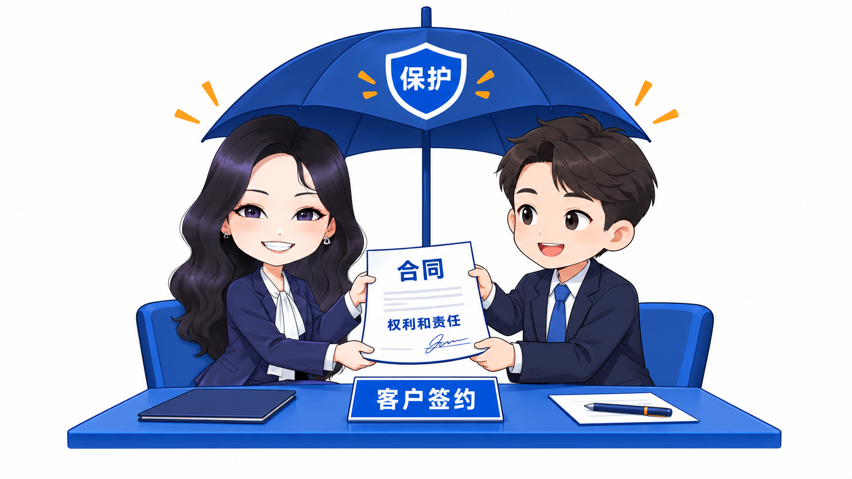 合同写清权利和责任，保护客户和交付方