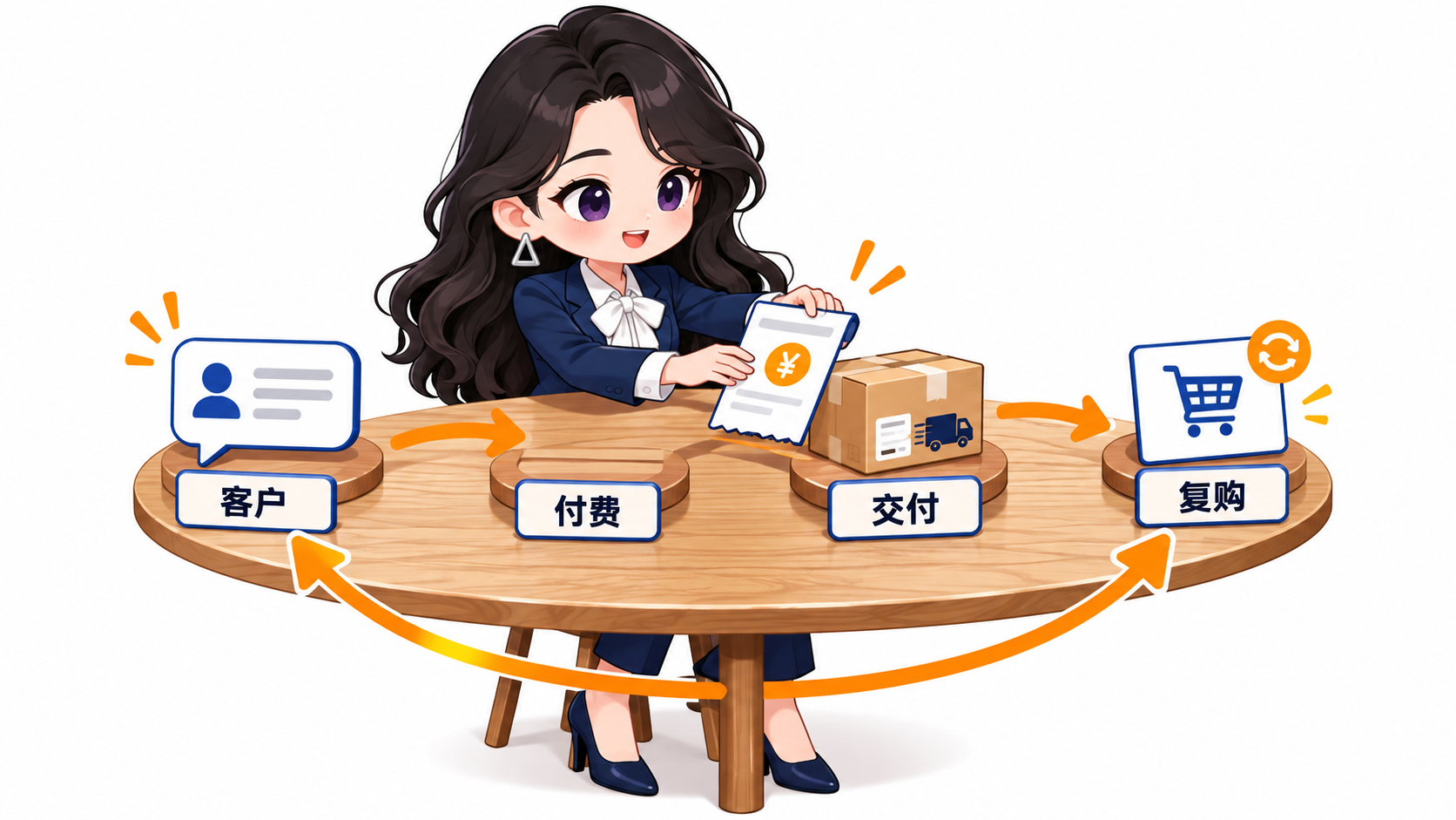 人工跑通客户、付费、交付、复购的完整闭环