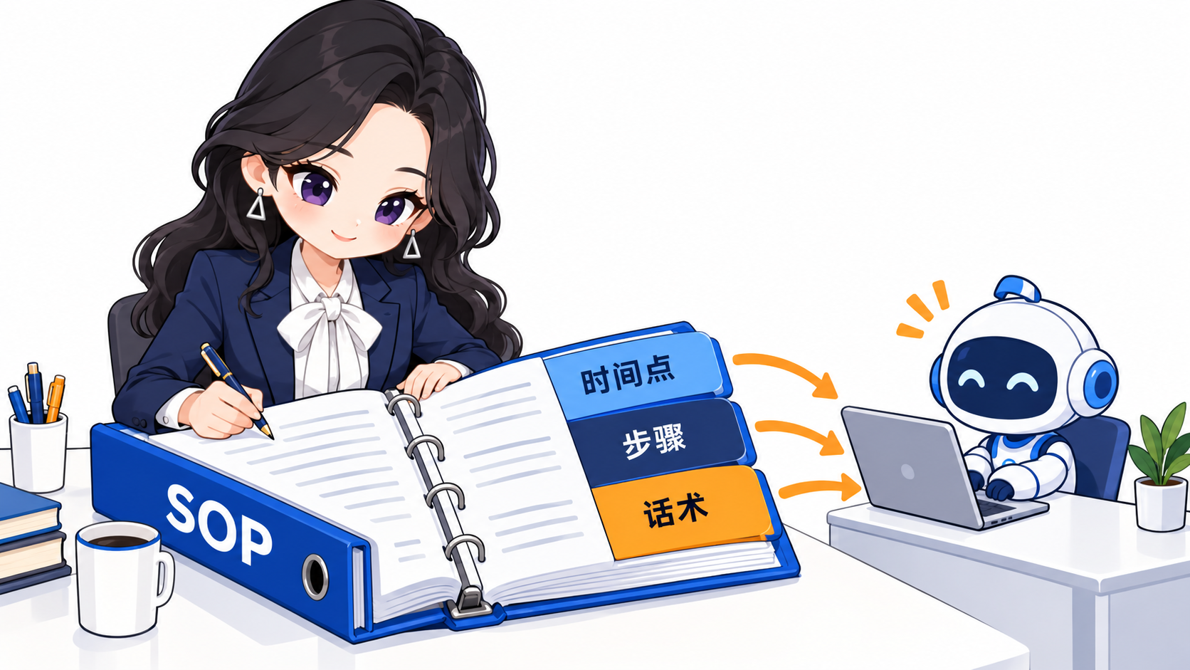 SOP 写清时间点、步骤和话术