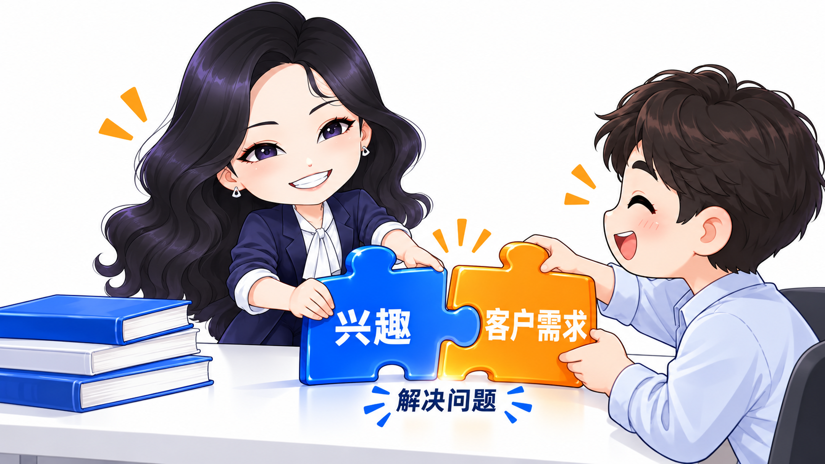 兴趣与客户需求结合，解决具体问题