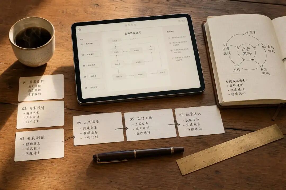 内文图:业务闭环与体系梳理工作台
